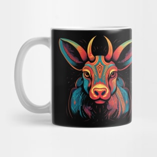 Unlock Your Potential with Our Vibrant Zodiac Ox Design - Empower Yourself Today! Mug